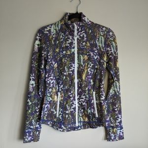 Lululemon Define Jacket Floral Sport White Multi